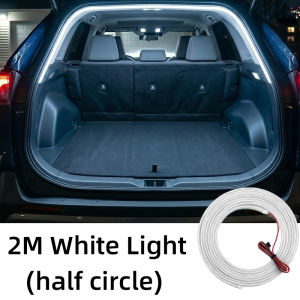 Car high brightness trunk lighting ambient light interior decoration LED wiring free automatic sensing tailgate light strip