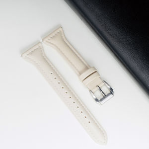 20mm Leather Strap for Samsung Galaxy Watch 7/6/5/4 40mm 44mm Band 22mm Soft Correas for Garmin Forerunner 265 Venu 2 Bracelet