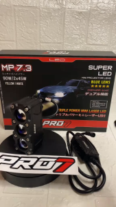 PR07 MP7.3 Mark II Mini Projector Lens Lampu Tembak Laser Mini Projie 3 Mata