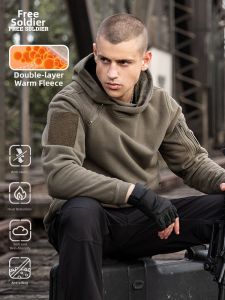 Free Soldier | Warm Durable Hooded Fleece Jacket