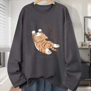 Áo Thun Cotton Dài Tay Mùa Thu Nam 2025 Phong Cách Mới Áo Thun Cổ Tròn Cotton Nguyên Chất Áo Thun Dài Tay Mùa Thu Áo Thun Thường Ngày