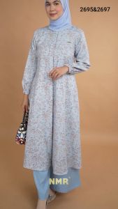 NMR Setelan Tunik Celana MS Vol 2695