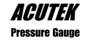 ACUTEK 2 1/2 Pressure Gauge 1.0~600 Bar Filled Glycerin Oil Pressure Gauge 60mm(2 1/2’’) Thread PT1/4’’ Bottom  water gauge  Garden water meter  water pressure gauge