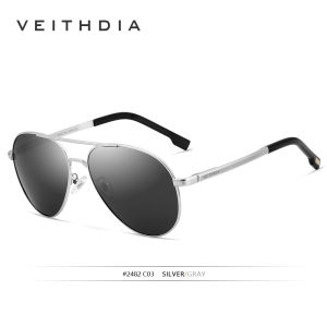 VEITHDIA Polarized Sunglasses UV400 for Men And Women Outdoor Hunting Fishing Driving Bicycles Eyeglasses Designer Brand DY2482