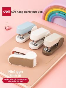 deli | Portable Mini Adorable Student Use Stapler