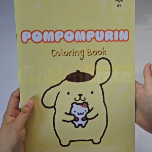 Sanrio - Pompompurin Coloring Book – 20 Pages | Screen-Free Activity for Kids Age 4+