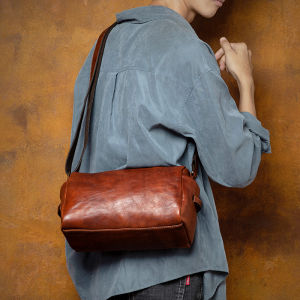Mantime | Retro Pure Color Casual Shoulder Bag
