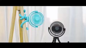 USB Desktop Folding Fan Clip Fan Portable Fan Baby Stroller Fan Octopus Fan USB Rechargeable Fan