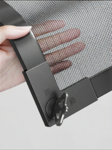 MEISHIMEIJIA | Upgraded Thick Magnetic Invisible Mesh Window Screen
