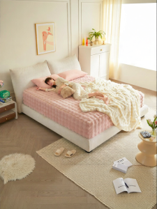 Detachable Washable Glue Free 3D Latex Spring Mattress