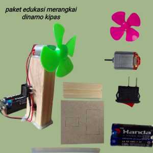 Paket Edukasi Merangkai dinamo kipas