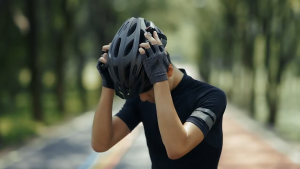 Rci Rockbros TT-16 Helm Sepeda Gowes Cycling Helmet Ultralight with Magnetic Lens Visor MTB Roadbike