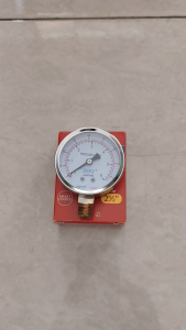 Japan Pressure Gauge 6BAR Menometer Boiler Setrika Uap / Alat Ukur Tekanan Angin Body Besi 6Bar