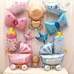 Gender Reveal Party Decoration Set: Baby Shower Balloons & Birthday Decorations