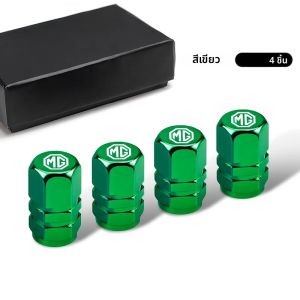 ฝาครอบวาล์วยางรถยนต์ 4 ชิ้น ทำจากอลูมิเนียมอัลลอย สำหรับรถยนต์ MG 4 5 6 7 Cyberster ES5 ONE MG5 Scorpio ZS HS MARVEL-R Hector MG3 EZS EV