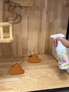 สเปรย์กำจัดกลิ่นสัตว์เลี้ยง 500 มิลลิลิตร (สำหรับแมวและสุนัข – กำจัดกลิ่นปัสสาวะแมว กลิ่นขี้แมว กลิ่นร่างกาย กลิ่นอาเจียน เป็นต้น)ส่วนประกอบสกัดจากแหล่งธรรมชาติ ปลอดภัยไร้สารเคมีอันตราย