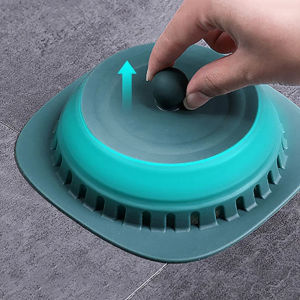 ตะแกรงดักกลิ่นซิลิโคนที่กรองท่อระบายน้ำฝาปิดระงับกลิ่นกายระบายน้ำที่ดักผมอุปกรณ์ในห้องน้ำ