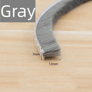 10M Door Window Sealing Strip Soundproof Brush Seal Elastic Straight Hair Sealing Strip Door Window Etc Seal Weather Strip