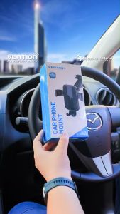 Vention Car Phone Holder With Suction Gantungan Handphone HP Mobil
