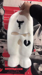 หมวกไหมพรม 3หลุม หมวกหน้ากากคลุมหัวกันหนาว แบบหน้ากาก ฮิปฮอปสำหรับชายและหญิง