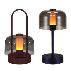 Hiện Đại Retro Bắc Âu Để Bàn Sạc Đèn Ngủ LED Cho Phòng Ngủ Đọc Sách Trang Trí Nhà Cửa Trong Nhà Đèn Bàn Cắm Trại