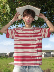 LIUBU | Summer Striped Short Sleeve T-shirt