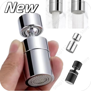 360° Dual Function Anti-splash Bubbler Kitchen Tap Aerator Bathroom Rotatable Extension Faucet Filter Dual Modes Bubbler Nozzle