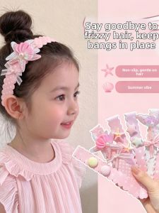 Childrens Hair Band Fringe Organizer Magic Tape No-pressure Hair Band