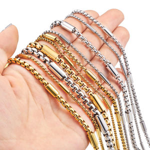 สร้อยข้อมือสแตนเลสสตีลเครื่องประดับสร้อยคอแบบทำมือสร้อยข้อมือสายโซ่ยอดนิยมทอง18K