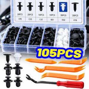Xe Ô Tô Nhựa bảng điều khiển cửa đồ kẹp giữ dụng cụ tháo đồ trang trí tự động đinh rệp đinh tán cho thanh ba đờ xốc Fender Fastener xe thông dụng Bộ đồ nghề điện