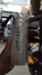 Payung Lipat Kecil Premium Anti UV UPF 50+ / Folding Mini Umbrella Motif Polos Free Pouch