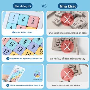 MONLEYTA | Bài Đố Sudoku Trượt Từ Tính Cho Trẻ Em