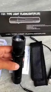 OUTDOOR 1101 Flashlight Rechargeable Ultra Bright 2 in 1 Safety Plus