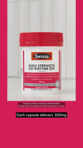 Swisse Ultiboost High Strength Co-Enzyme Q10 90 Soft Capsules (EXP:10 2027)
