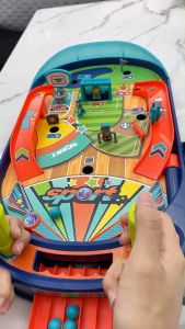 Đồ Chơi Máy Bắn Bóng Bi Lăn PinBall Cao Cấp 4in1 Với Nhiều Bộ Môn Thể Thao Thú Vị Bowling/ Bóng Chày / Bóng Rổ / Bóng Đá