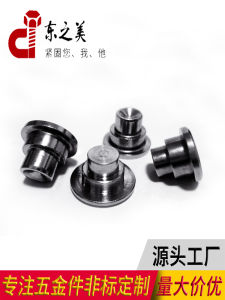 Precision Solid Rivet Step Punch off Center Flat Head Screw Sliding Furniture Door Window Hinge Processing Non Standard Custom