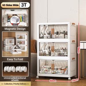 🚀Same Day Delivery🚀6 Layers Storage Cabinet Thickened DrawerHome Living Room Multi-Layer Plastic Snacks Toys Storage Clothes Wardrobes Bookshelf Foldable Storage Cabinet Storage Cabinet Simple Installation Foldable Magnetic Suction Door