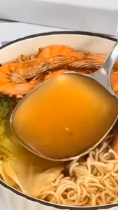 B3T3 Large Size Stainless Steel Soup Spoon Public Sharing Spoon for Restaurants Home Dinner Party