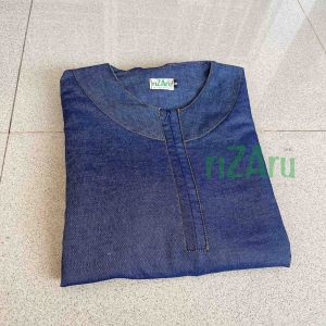 Inner Dress Gamis tanpa lengan bahan Denim Jeans by riZAru