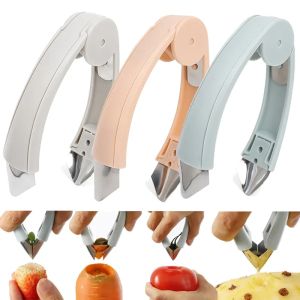 Pineapple Knife Peeler 304 Stainless Steel Pineapple Peeling Artifact Gouging Clip Seed Peeling Knife Tool