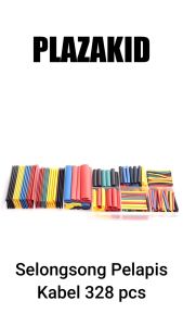 328 pcs Selongsong Pelindung Kabel Anti Konslet dan Tahan Panas insulasi Heat Shrink Tube