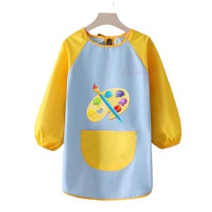 gumahus | Waterproof Childrens Art Apron with Velcro Long Sleeves