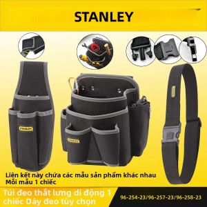 Túi Đeo Thắt Lưng Di Động STANLEY Túi Đựng Dụng Cụ Bằng Vải Oxford Chống Mài Mòn Chất Lượng Cao Có Dây Thắt Lưng Tùy Chọn Bộ Dụng Cụ Sửa Chữa Mini