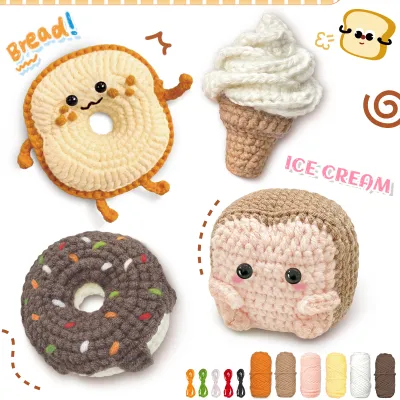 Animal sery Crochet Kit for Beginners Crochet Starter SET DIY Crochet Kit For BeginnersCrocheting Knitting Kit Step-by-Step