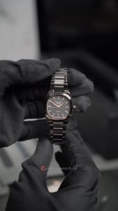 Jam Tangan Wanita Christophe Arden CA 1005 LHBIGDGRG Black Dial Black Stainless Steel Strap