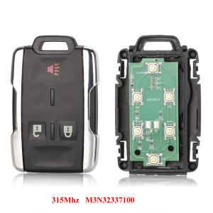 Jingyuqin M3N-32337100 Chìa Khóa Xe Ô Tô Điều Khiển Từ Xa Fob 315 MHz Dành Cho Xe Chevrolet Silverado Colorado 2014-2018 GMC Yukon 3/4/5/6BTN ABS Kim Loại Bảng Mạch