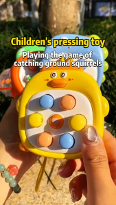 Mini Whack-a-Mole Hand-eye Coordination Educational Toy Random Color Childrens Pinch Finger Decompression Toy