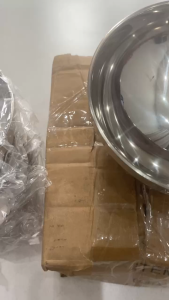 Sét 5 Bát Tô INOX 2 Lớp Xoắn Trắng (Bạc) Size 18cm