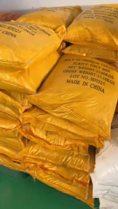 PAC 31%. Chất trợ lắng bể cá bể bơi. Bao 5kg