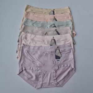 6 Pcs Celana Dalam Wanita CD Super Soft Mid Waits